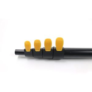 Lightweight aluminum alloy telescopic pole